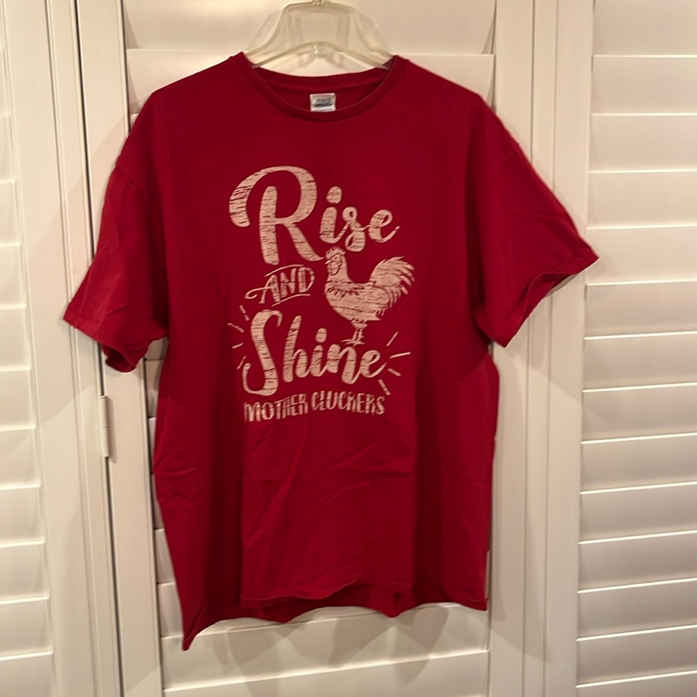Men’s novelty T-shirt! If you raise chickens, this shirt is for you!